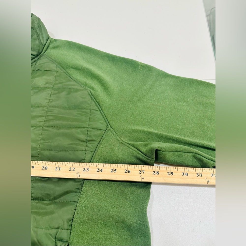 Orvis Full Zip Jacket Mixed Media Olive Green Quilted Lightweight Mens Size XXL - Picture 5 of 9